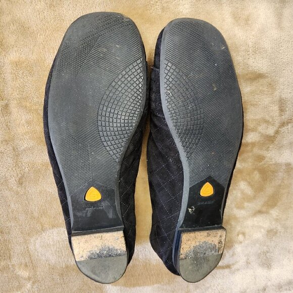 Attilio Giusti Black suede, ballet flats - Picture 7 of 7